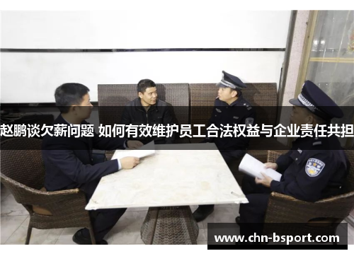 赵鹏谈欠薪问题 如何有效维护员工合法权益与企业责任共担 赵鹏谈欠薪问题 如何有效维护员工合法权益与企业责任共担